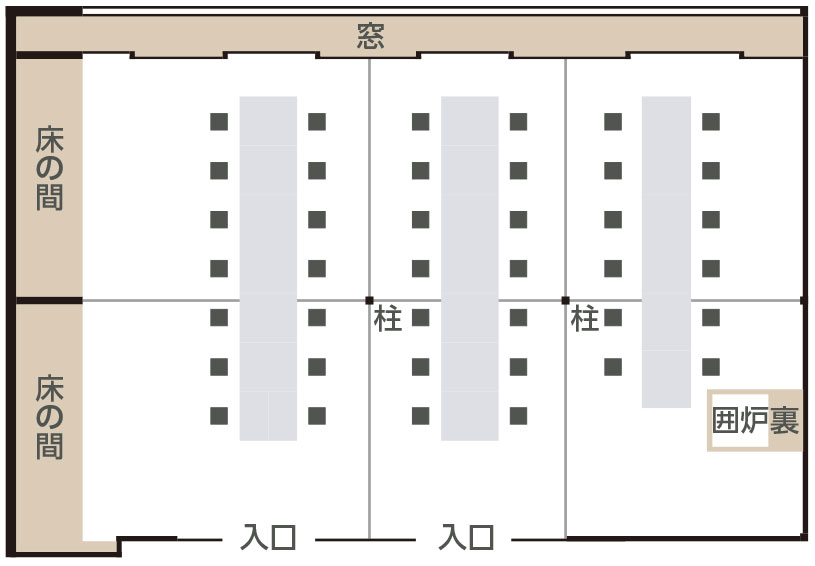 会場レイアウト例2
